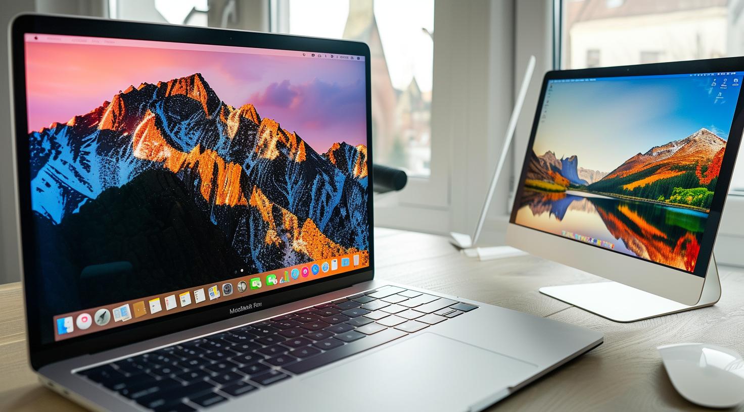 Vergleich von Mac und Windows Laptops